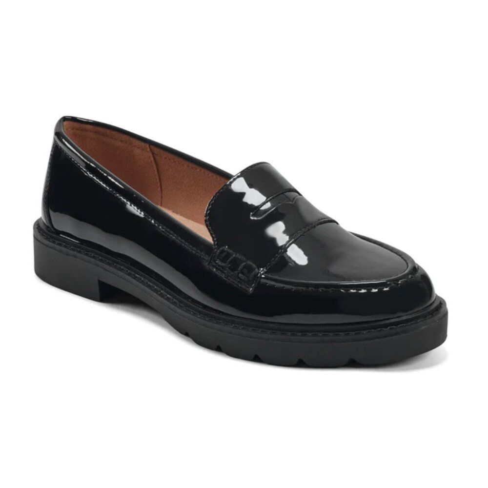 Rockport Black Patent Leather Penny Loafers